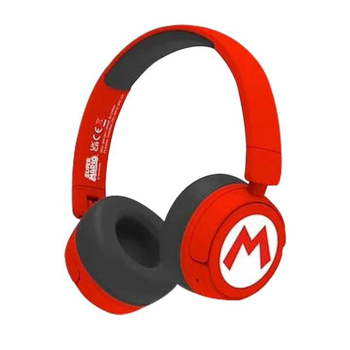 OTL Super Mario Red Kids Wireless Headphones in the group HOME ELECTRONICS / Audio & Picture / Headphones & Accessories / Headphones at TP E-commerce Nordic AB (C86006)