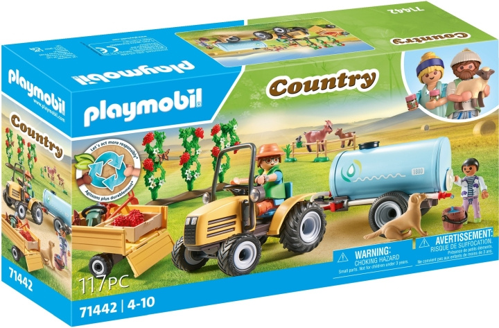 Playmobil Tractor with trailer and water tank (71442) in the group TOYS, KIDS & BABY PRODUCTS / Toys / Toys at TP E-commerce Nordic AB (C86013)