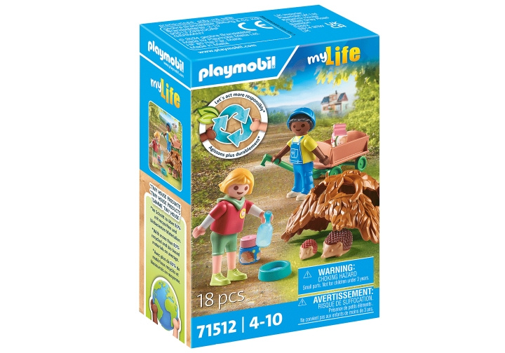 Playmobil Care of the hedgehog family (71512) in the group TOYS, KIDS & BABY PRODUCTS / Toys / Toys at TP E-commerce Nordic AB (C86035)