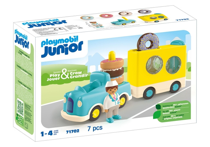 Playmobil JUNIOR: Crazy Donut Truck with Stacking and Sorting Feature (71702) in the group TOYS, KIDS & BABY PRODUCTS / Toys / Toys at TP E-commerce Nordic AB (C86055)