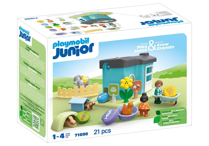 Playmobil Junior: Animal Home with Treat Dispenser (71690) in the group TOYS, KIDS & BABY PRODUCTS / Toys / Toys at TP E-commerce Nordic AB (C86063)