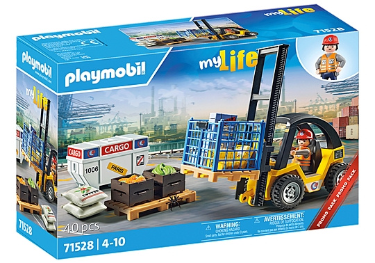 Playmobil Forklift truck with cargo (71528) in the group TOYS, KIDS & BABY PRODUCTS / Toys / Toys at TP E-commerce Nordic AB (C86072)