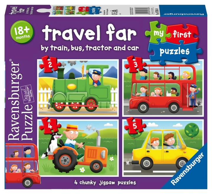 Ravensburger Travel Far My First Puzzle 2/3/4/5p in the group TOYS, KIDS & BABY PRODUCTS / Toys / Puzzles at TP E-commerce Nordic AB (C86091)