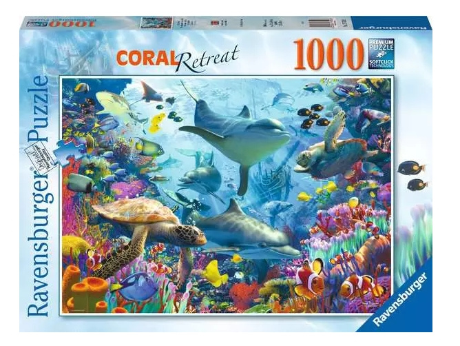 Ravensburger Puzzle Coral Reef Retreat 1000p (12001172) in the group TOYS, KIDS & BABY PRODUCTS / Toys / Puzzles at TP E-commerce Nordic AB (C86099)