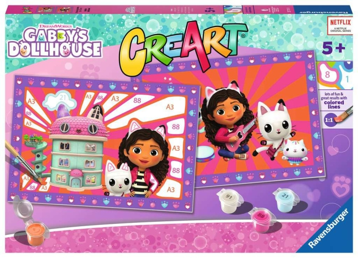 Ravensburger CreArt Gabby\'s Dollhouse in the group TOYS, KIDS & BABY PRODUCTS / Toys / Draw & Count at TP E-commerce Nordic AB (C86130)