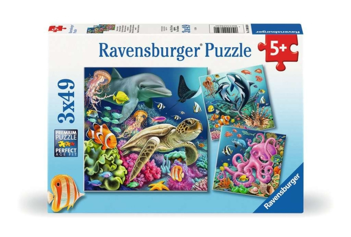 Ravensburger Puzzle Under Water 3x49p in the group TOYS, KIDS & BABY PRODUCTS / Toys / Puzzles at TP E-commerce Nordic AB (C86137)