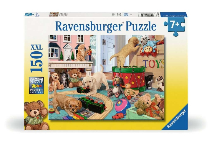 Ravensburger Puzzle Little Paws Playtime 150p in the group TOYS, KIDS & BABY PRODUCTS / Toys / Puzzles at TP E-commerce Nordic AB (C86140)