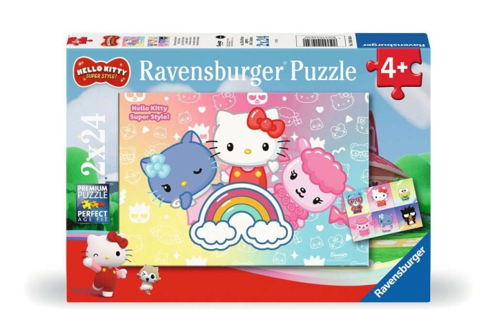 Ravensburger Puzzle Hello Kitty Super Style 2x24p in the group TOYS, KIDS & BABY PRODUCTS / Toys / Puzzles at TP E-commerce Nordic AB (C86145)