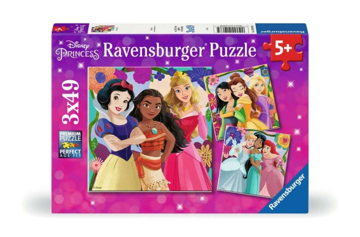 Ravensburger Puzzle Disney Princess 3x49p in the group TOYS, KIDS & BABY PRODUCTS / Toys / Puzzles at TP E-commerce Nordic AB (C86152)