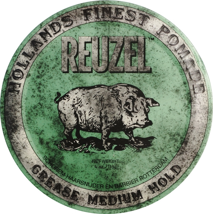 Reuzel Green Grease Medium Hold Pomade 113 ml in the group BEAUTY & HEALTH / Hair & Styling / Hair styling / Pomade at TP E-commerce Nordic AB (C86159)