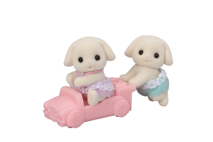 Sylvanian Families Flora Rabbit Twins (5737) in the group TOYS, KIDS & BABY PRODUCTS / Toys / Figures & Miniatures at TP E-commerce Nordic AB (C86182)