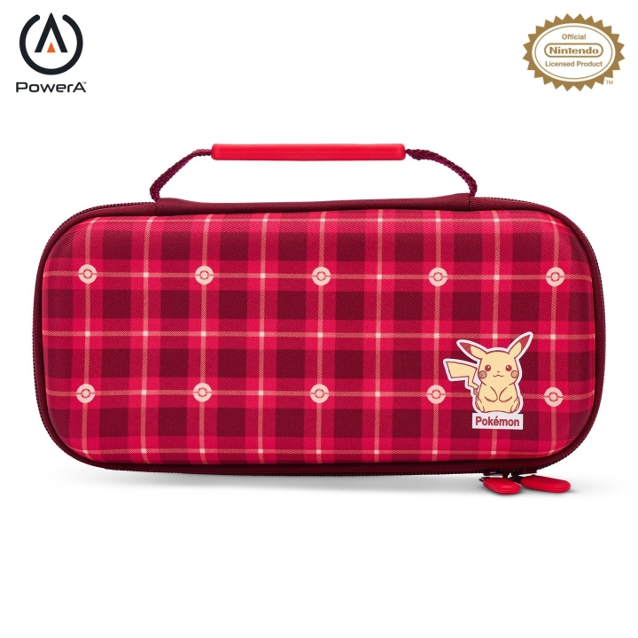 PowerA Protection Case Nintendo Switch - Pikachu Plaid - (Switch/OLED/Lite) in the group HOME ELECTRONICS / Game consoles & Accessories / Nintendo Switch at TP E-commerce Nordic AB (C86195)