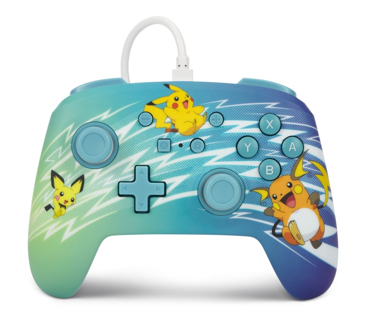 PowerA Enhanced Wired Controller - Nintendo Switch - Pikachu Evolution in the group HOME ELECTRONICS / Game consoles & Accessories / Nintendo Switch at TP E-commerce Nordic AB (C86205)