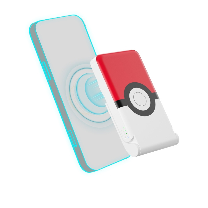 OTL Pokemon Pokeball wireless magnetic power bank in the group SMARTPHONE & TABLETS / Chargers & Cables / Powerbanks at TP E-commerce Nordic AB (C86272)