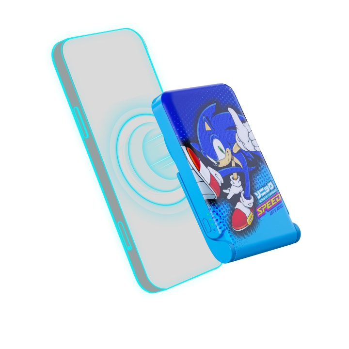 OTL Sonic the Hedgehog wireless magnetic power bank in the group SMARTPHONE & TABLETS / Chargers & Cables / Powerbanks at TP E-commerce Nordic AB (C86274)