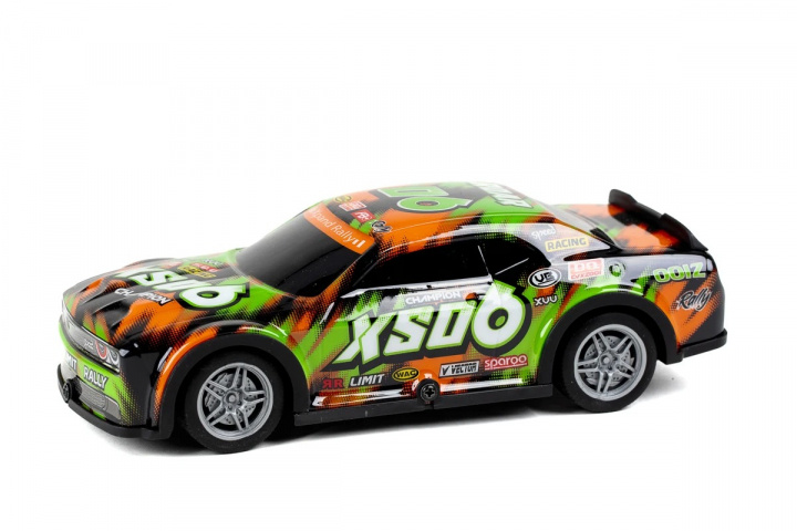 TEC-TOY Roar SXO6 w/light R/C 1:22, 27MHz - Green/Orange (471254) in the group TOYS, KIDS & BABY PRODUCTS / Radio controlled / RC cars at TP E-commerce Nordic AB (C86316)