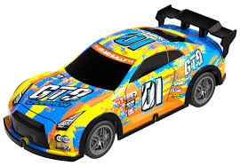 TEC-TOY Champion GT9 w/light R/C 1:22, 27MHz - Yellow/Blue (471250) in the group TOYS, KIDS & BABY PRODUCTS / Radio controlled / RC cars at TP E-commerce Nordic AB (C86318)