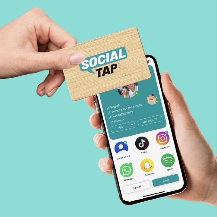 MikaMax Social Taps - Bamboo Card in the group Sport, leisure & Hobby / Fun stuff / Smart home at TP E-commerce Nordic AB (C86361)