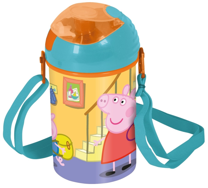 Peppa Pig Stor - Pop-Up Drinking Bottle - Peppa Pig (48669) in the group TOYS, KIDS & BABY PRODUCTS / Eat & Drink / Baby bottle & Accessories at TP E-commerce Nordic AB (C86372)