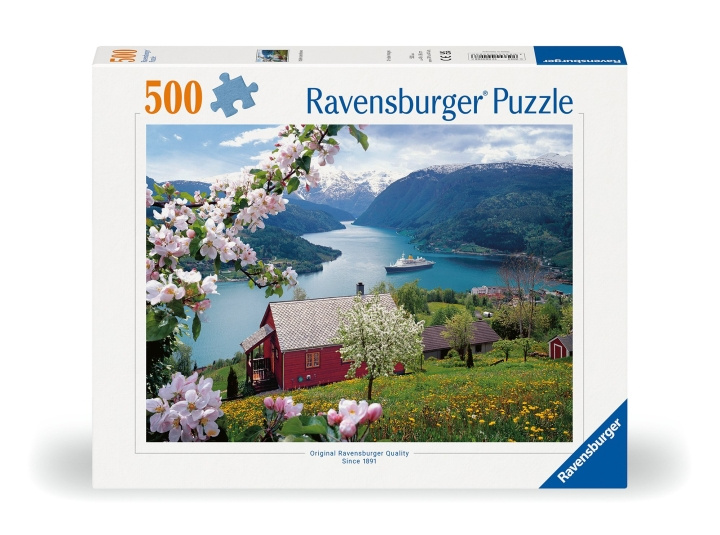 Ravensburger Puzzle Scandinavian Landscape 500p (12000208) in the group TOYS, KIDS & BABY PRODUCTS / Toys / Puzzles at TP E-commerce Nordic AB (C86411)