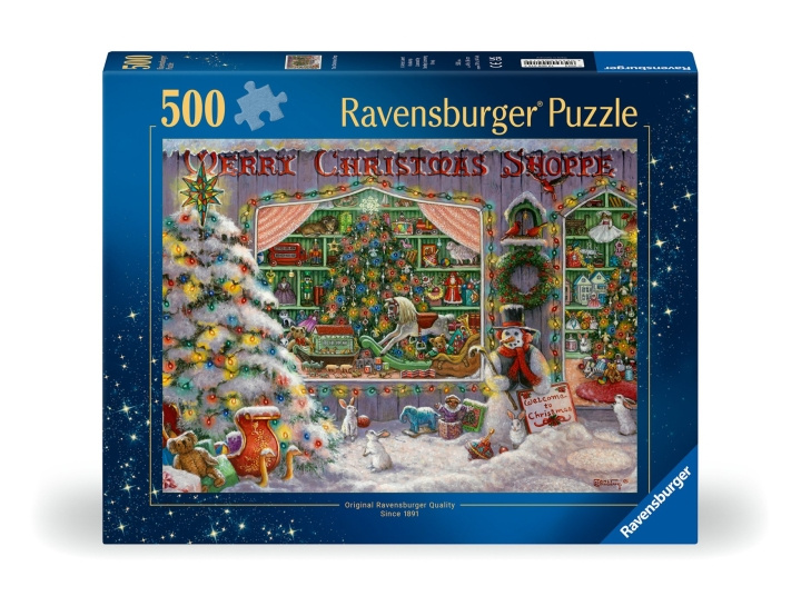 Ravensburger Puzzle The Christmas Shop 500p (12000215) in the group TOYS, KIDS & BABY PRODUCTS / Toys / Puzzles at TP E-commerce Nordic AB (C86415)