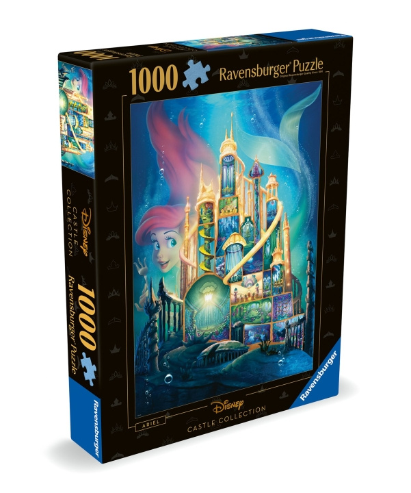 Ravensburger Puzzle Disney Castles Ariel 1000p (12000265) in the group TOYS, KIDS & BABY PRODUCTS / Toys / Puzzles at TP E-commerce Nordic AB (C86431)