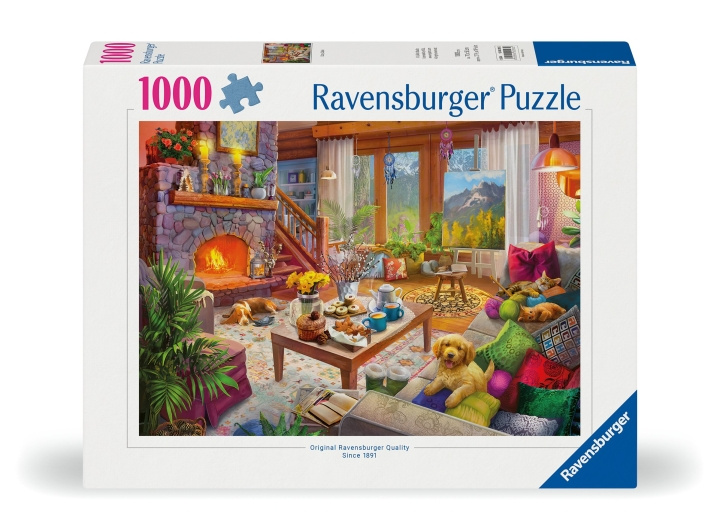 Ravensburger Puzzle Cozy Cabin 1000p (12000293) in the group TOYS, KIDS & BABY PRODUCTS / Toys / Puzzles at TP E-commerce Nordic AB (C86437)