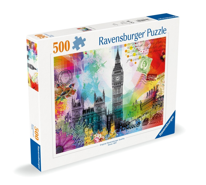 Ravensburger Puzzle London Postcard 500p (12000309) in the group TOYS, KIDS & BABY PRODUCTS / Toys / Puzzles at TP E-commerce Nordic AB (C86438)