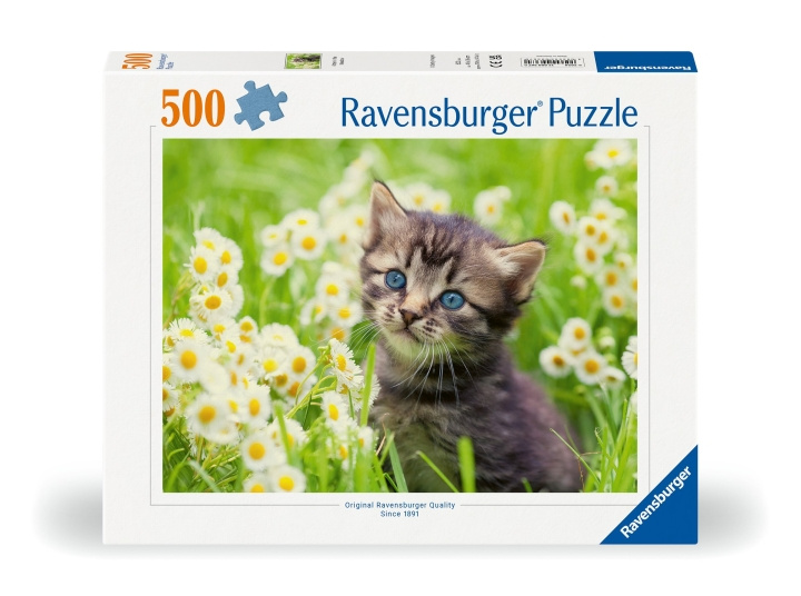 Ravensburger Puzzle Kitten In The Meadow 500p (12000367) in the group TOYS, KIDS & BABY PRODUCTS / Toys / Puzzles at TP E-commerce Nordic AB (C86450)