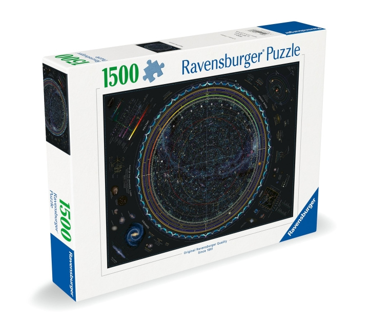 Ravensburger Puzzle Map of the Universe 1500p (12000703) in the group TOYS, KIDS & BABY PRODUCTS / Toys / Puzzles at TP E-commerce Nordic AB (C86471)