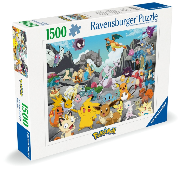 Ravensburger Puzzle Pokémon Classics 1500p (12000726) in the group TOYS, KIDS & BABY PRODUCTS / Toys / Puzzles at TP E-commerce Nordic AB (C86474)