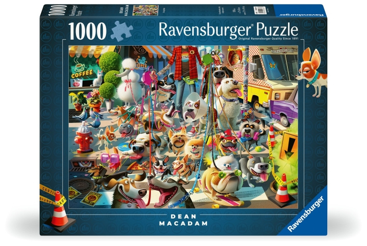 Ravensburger Puzzle The Dog Walker 1000p (12000876) in the group TOYS, KIDS & BABY PRODUCTS / Toys / Puzzles at TP E-commerce Nordic AB (C86550)