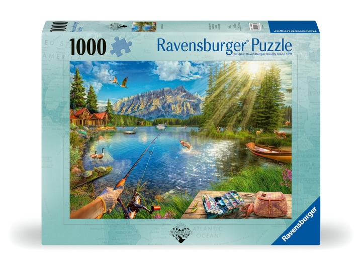 Ravensburger Puzzle Life At The Lake 1000p (12000877) in the group TOYS, KIDS & BABY PRODUCTS / Toys / Puzzles at TP E-commerce Nordic AB (C86551)