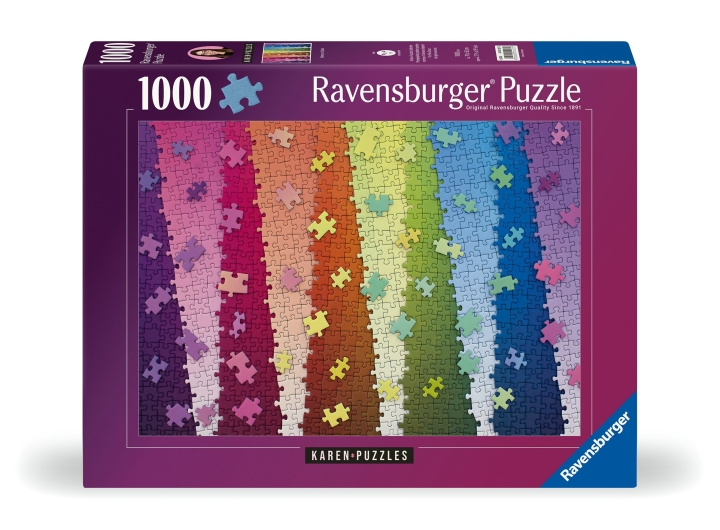 Ravensburger Puzzle Colors On Colors 1000p (12001027) in the group TOYS, KIDS & BABY PRODUCTS / Toys / Puzzles at TP E-commerce Nordic AB (C86558)