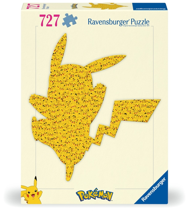 Ravensburger Puzzle Pokémon Shaped Pikachu 727p (12001212) in the group TOYS, KIDS & BABY PRODUCTS / Toys / Puzzles at TP E-commerce Nordic AB (C86564)