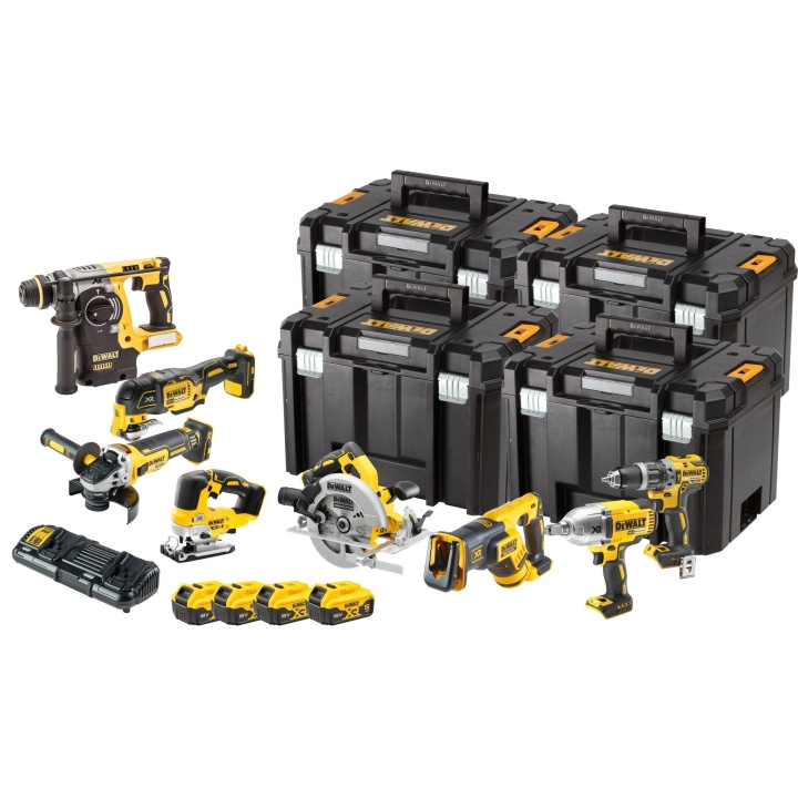 DeWALT DWDCK865P4T-QW 18V 8PAK 4X5AH, TSTAK in the group HOME, HOUSEHOLD & GARDEN / Tools / Drills at TP E-commerce Nordic AB (C86572)