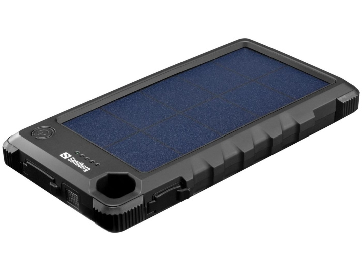 Sandberg Outdoor Solar Powerbank 10000 in the group SMARTPHONE & TABLETS / Chargers & Cables / Powerbanks at TP E-commerce Nordic AB (C86579)