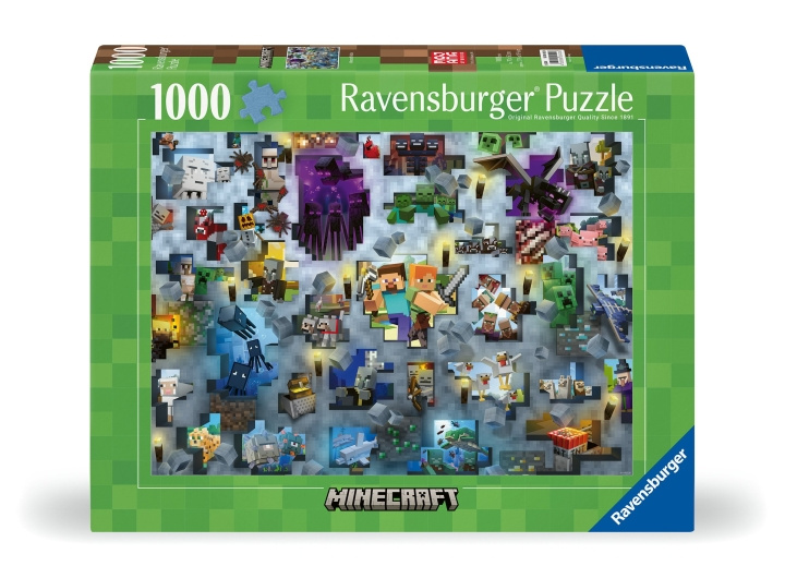 Ravensburger Puzzle Minecraft Mobs 1000p (12000422) in the group TOYS, KIDS & BABY PRODUCTS / Toys / Puzzles at TP E-commerce Nordic AB (C86588)