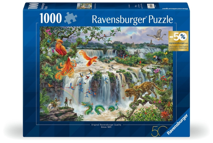 Ravensburger Puzzle Waterfall Iguazu 1000p (12001090) in the group TOYS, KIDS & BABY PRODUCTS / Toys / Puzzles at TP E-commerce Nordic AB (C86590)