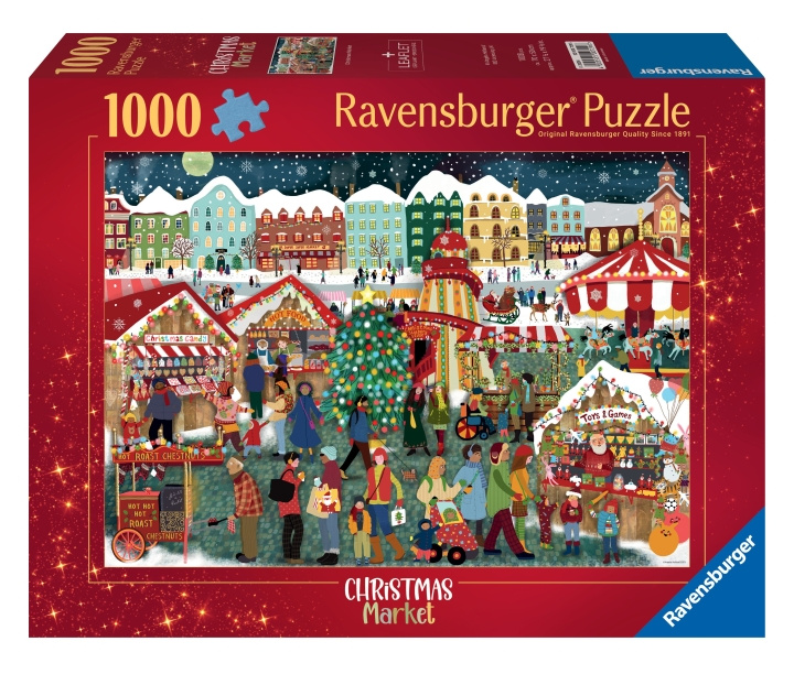 Ravensburger Puzzle Christmas Market 1000p (12000729) in the group TOYS, KIDS & BABY PRODUCTS / Toys / Kids puzzle at TP E-commerce Nordic AB (C86605)