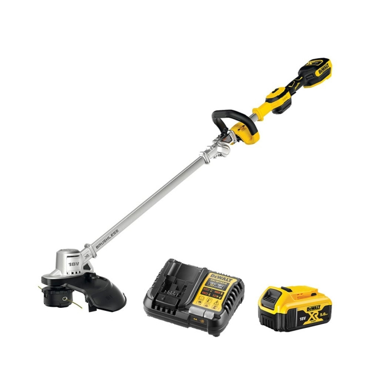 DeWALT DCMST561P1-QW 18V XR String Trimmer - 1x 5.0Ah And Charger in the group HOME, HOUSEHOLD & GARDEN / Garden products / Garden tools at TP E-commerce Nordic AB (C86609)