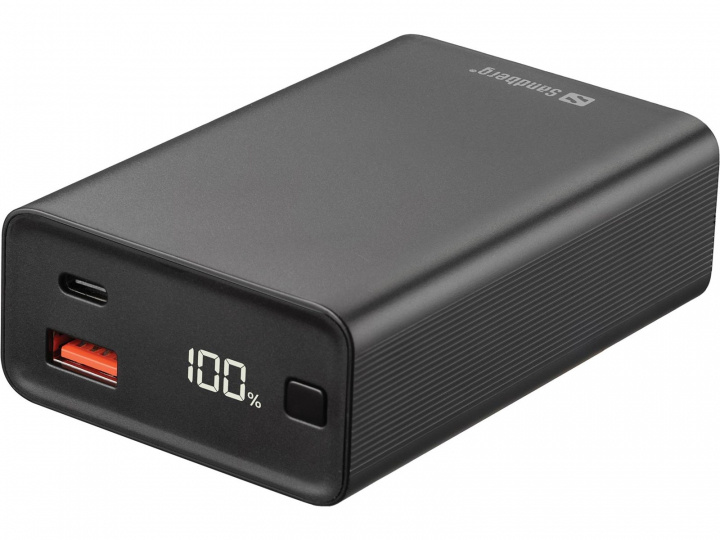 Sandberg Travel Powerbank 20000 PD65W in the group SMARTPHONE & TABLETS / Chargers & Cables / Powerbanks at TP E-commerce Nordic AB (C86615)