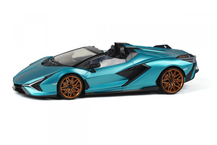 TEC-TOY Lamborghini Sian R/C 1:16 2,4GHz - turquoise (471306) in the group TOYS, KIDS & BABY PRODUCTS / Radio controlled / RC cars at TP E-commerce Nordic AB (C86628)