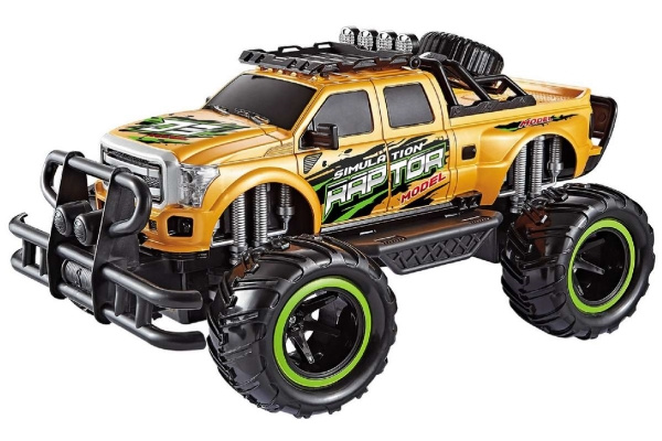 TEC-TOY Raptor R/C 1:12, 2,4GHz 7,4V Li-Ion - yellow (471403) in the group TOYS, KIDS & BABY PRODUCTS / Radio controlled / RC cars at TP E-commerce Nordic AB (C86632)