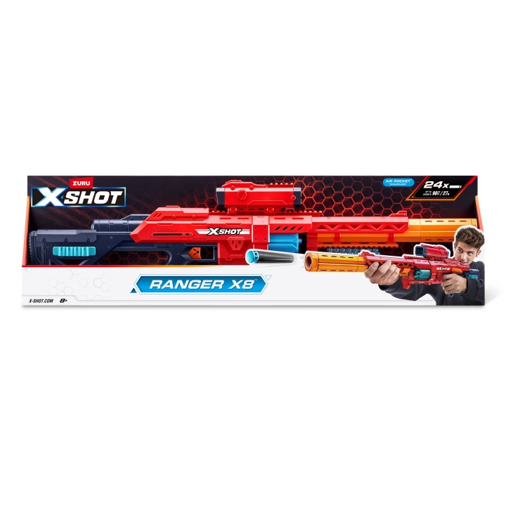 X-Shot Excel series 1 Range X8 - (36674) in the group TOYS, KIDS & BABY PRODUCTS / Toys / Toys at TP E-commerce Nordic AB (C86643)