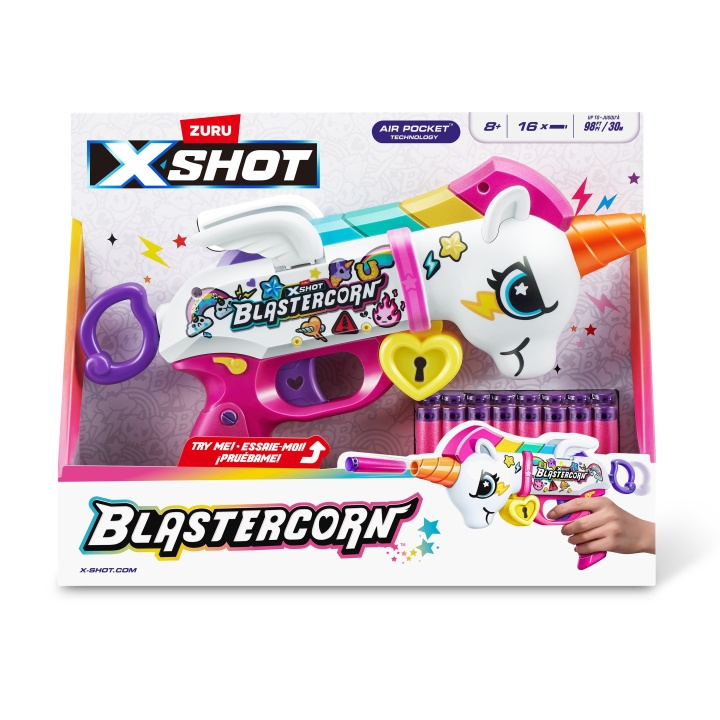 X-Shot Blastercorn Unicorn Heartbreaker - (36729) in the group TOYS, KIDS & BABY PRODUCTS / Toys / Action play at TP E-commerce Nordic AB (C86645)