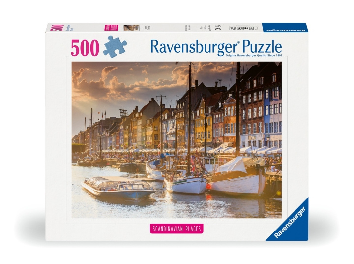 Ravensburger Puzzle Sunset In Copenhagen 500p (12000846) in the group TOYS, KIDS & BABY PRODUCTS / Toys / Puzzles at TP E-commerce Nordic AB (C86657)