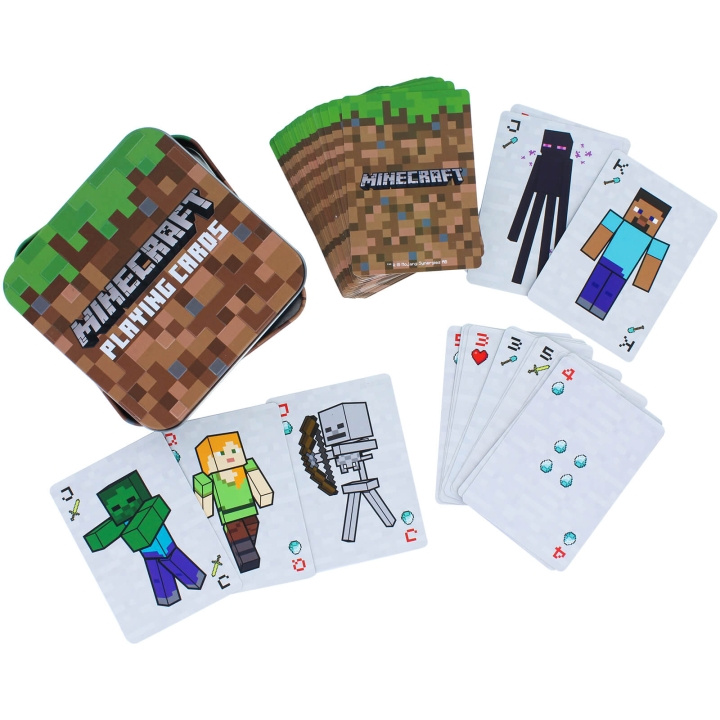 Paladone Minecraft Playing Cards (PP6587MCF) in the group TOYS, KIDS & BABY PRODUCTS / Toys / Board games / Family Games at TP E-commerce Nordic AB (C86666)