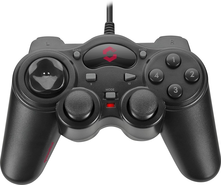 Speedlink Thunderstrike Gamepad - for PC, black in the group HOME ELECTRONICS / Game consoles & Accessories / Other games at TP E-commerce Nordic AB (C86671)