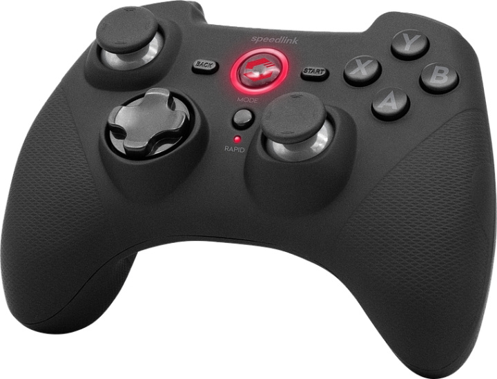 Speedlink Rait Gamepad - Wireless - PC/PS3/Switch/OLED rubber Black in the group HOME ELECTRONICS / Game consoles & Accessories / Nintendo Switch at TP E-commerce Nordic AB (C86672)